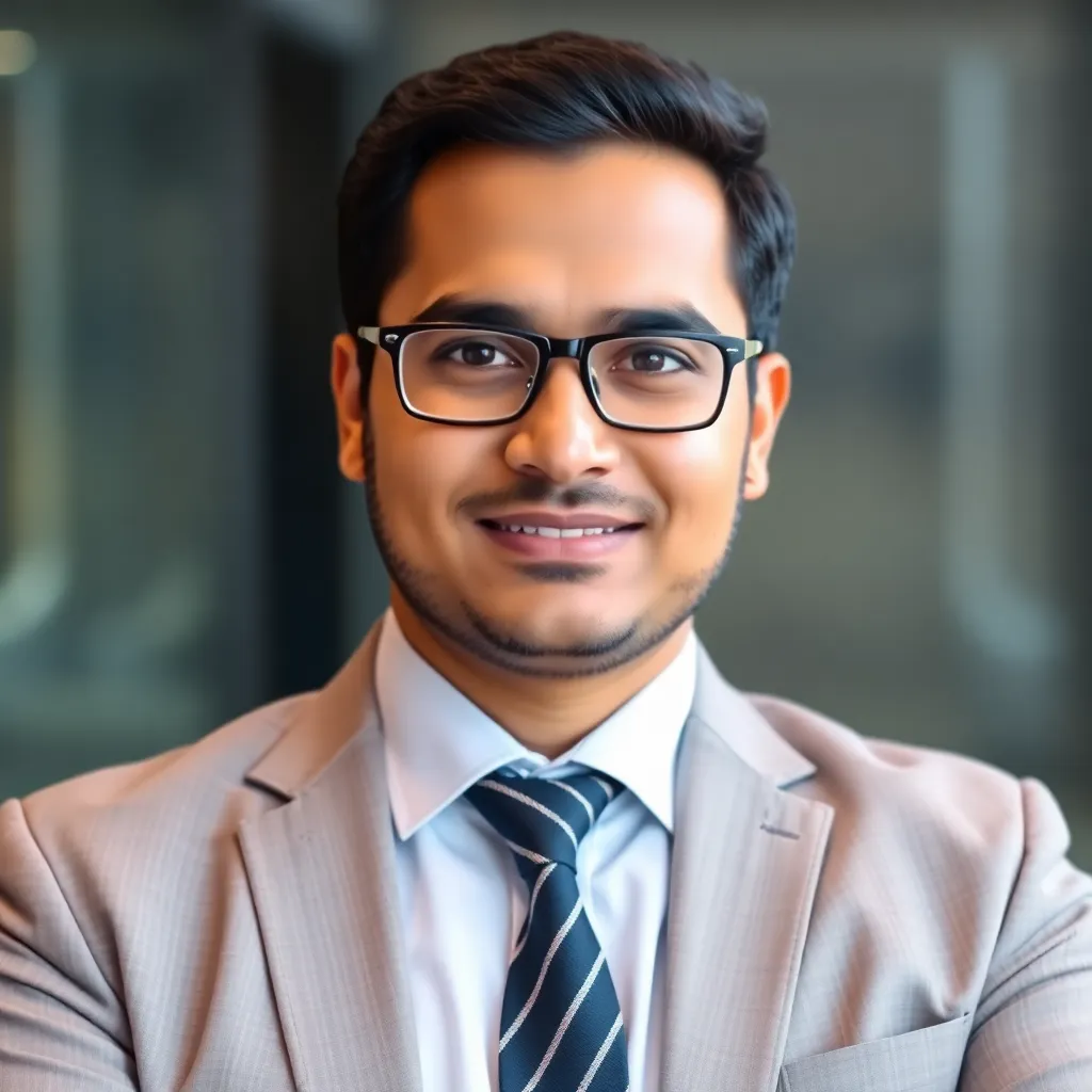 Portrait of Rohan Mehta, a male software engineer from Pune.